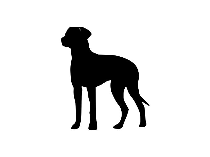 Samolepka pes - Maďarský ohař