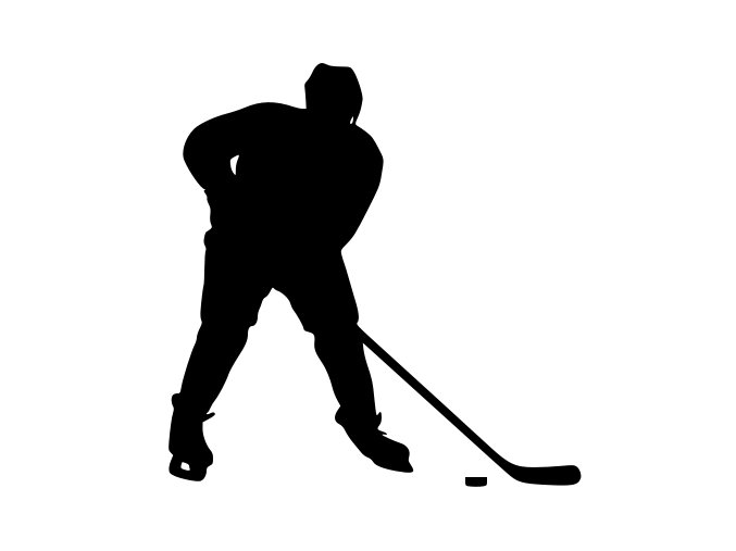 Samolepka - Hokejista