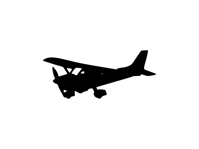 Samolepka - Vyhlídkové letadlo