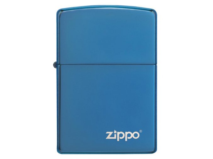 Zippo High Polish Blue Logo 20446ZL