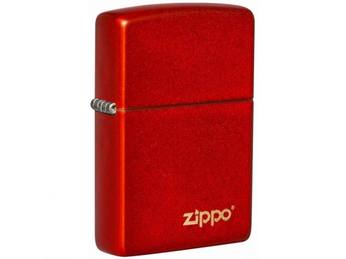 Zippo zapalovač Classic Metallic Red Logo 26954