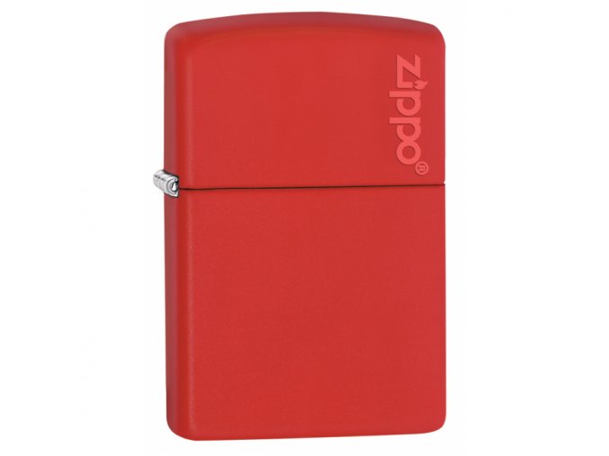 Zapalovač Zippo Red Matte Logo 26096