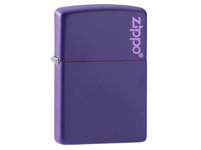 Zapalovač Zippo Purple Matte Logo 26097