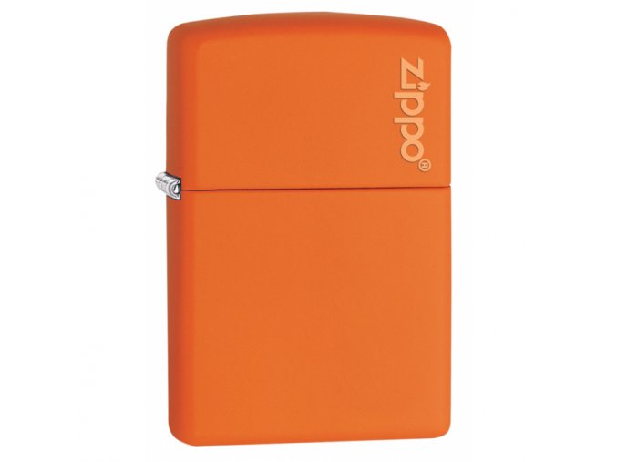 Zapalovač Zippo Orange Matte Logo 26103