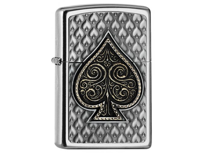 Zapalovač Zippo Spades Emblem 3D 25541