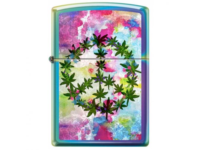 Zapalovač Zippo Leaf and Peace 26888