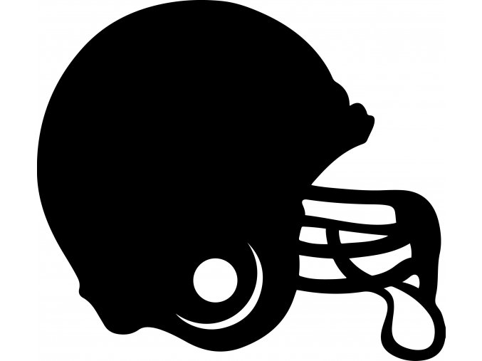 Samolepka americký fotbal helma pravá