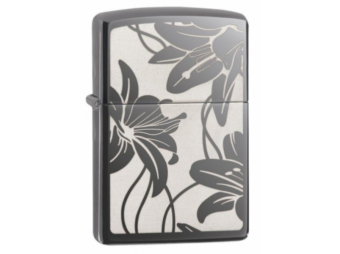 Zapalovač Zippo Lily Black Ice 25013