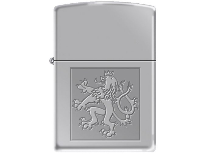 Zippo Czech Lion In Square 22650