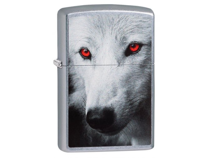 Zippo Wolf whit Red Eyes 28877
