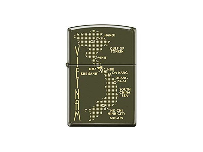 Zippo Vietnam Dot Map 0585