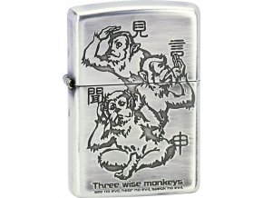 Zapalovač Zippo Three Wise Monkeys 28188