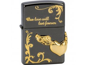 Zapalovač Zippo Wing heart 28185