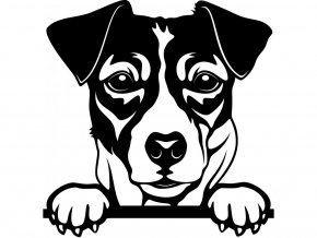 Samolepka pes Jack Russell teriér