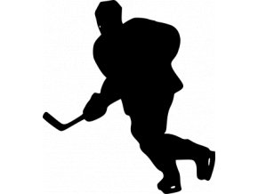 Samolepka - Hokejista útočník