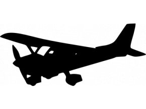 Samolepka - Vyhlídkové letadlo