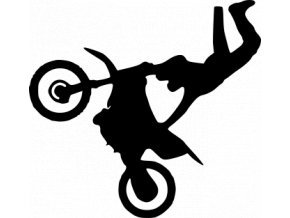 Samolepka na auto - Freestyle motocross