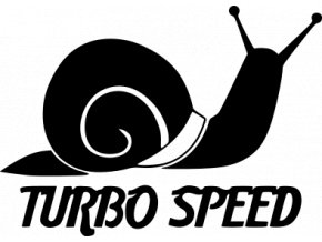 Samolepka na auto - TURBO SPEED