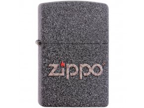Zapalovač Zippo Iron Stone Logo 26505