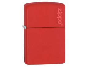 Zapalovač Zippo Red Matte Logo 26096