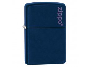 Zippo Navy Matte Logo 26098