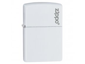 Zapalovač Zippo White Matte Logo 26417