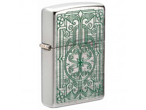 Bnezínový zapalovač Zippo Luck Design 27167