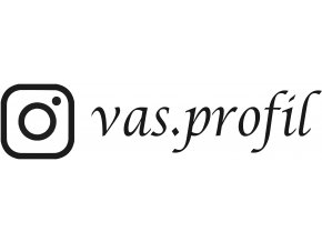 Samolepka Vlastní Instagram profil - Lucida Calligraphy