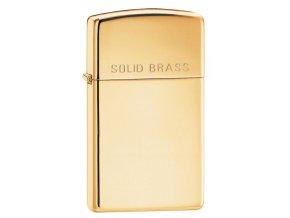 Zippo High Polish Brass Slim 24070