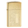 Zippo Slim Brass Venetian 24066