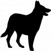 Samolepka pes - Německý ovčák