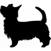 Samolepka pes - Silský teriér