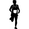 Samolepka - Běžec orientační běh