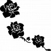 Samolepka - Růže