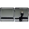Tabatěrka s USB zapalovačem 40581s integrovanym usb zapalovacem otevrena
