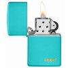 Zippo Classic Flat Turquoise Logo 26952