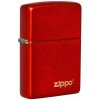Zippo zapalovač Classic Metallic Red Logo 26954