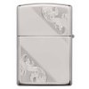 Zippo Sterling Silver Diagonal Filigree Design 28025