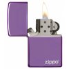 Zippo High Polish Purple Logo 26415