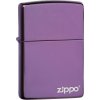Benzínový zapalovač Zippo High Polish Purple Logo 26415