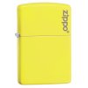 Zippo zapalovač Neon Yellow Logo 26745