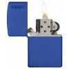 Zippo Royal Blue Matte Logo 26095