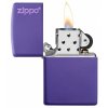 Zippo Purple Matte Logo 26097