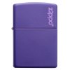 Benzínový zapalovač Zippo Purple Matte Logo 26097