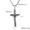 Přívěsek  kříž - Ježíš Kristus GX1668