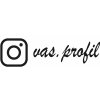 Samolepka Vlastní Instagram profil - Brush Script MT