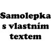 Samolepka vlastní text