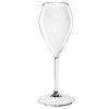 Nerozbitná plastová sklenice na prosecco čirá 240ml