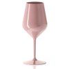 Nerozbitná sklenice na víno starorůžová 46 cl