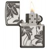 Benzínový zapalovač Zippo Lily Black Ice 25013